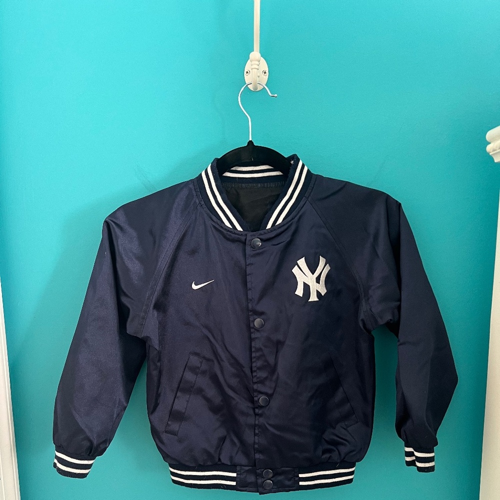 Children's Nike reversible satin NY Yankees jacket